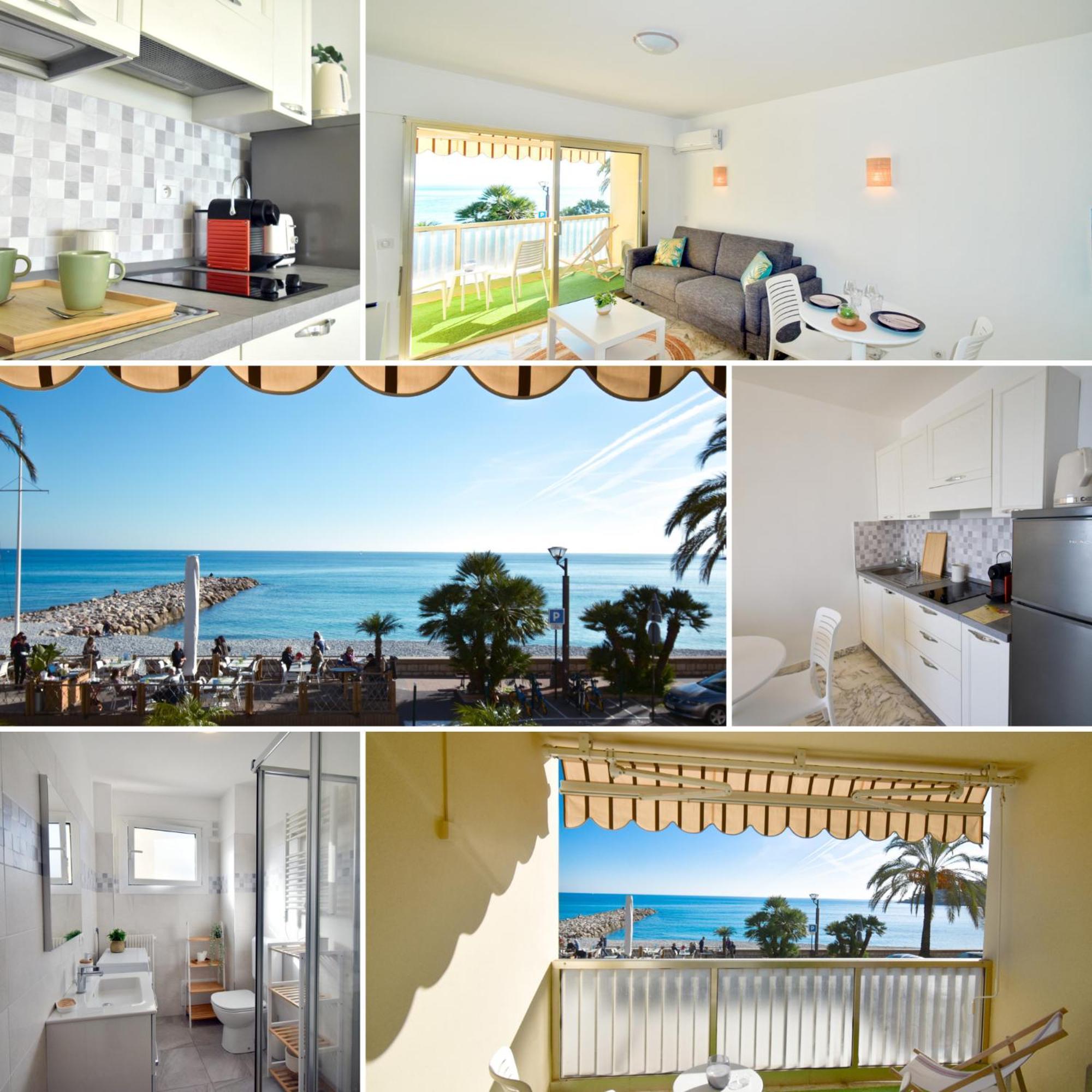 Le Cap Bleu - Emplacement Vue Exceptionnelle - Front De Mer 로퀴에브륀캡마르탱 외부 사진